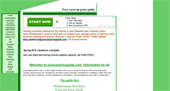 Desktop Screenshot of caravanpriceguide.com